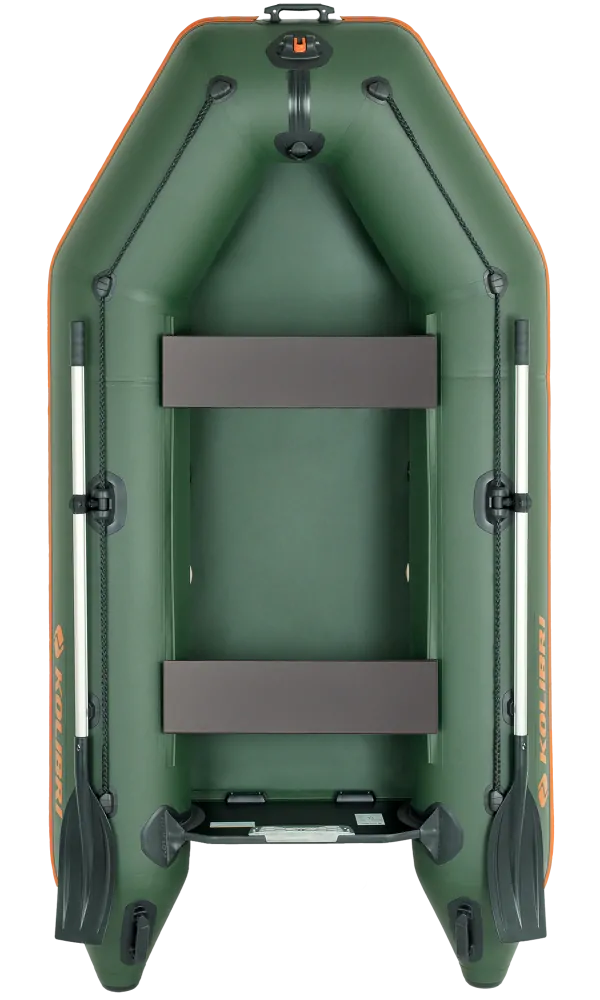 Čln Kolibri KM-280A zelený, vysokotlaká podlaha Air-deck