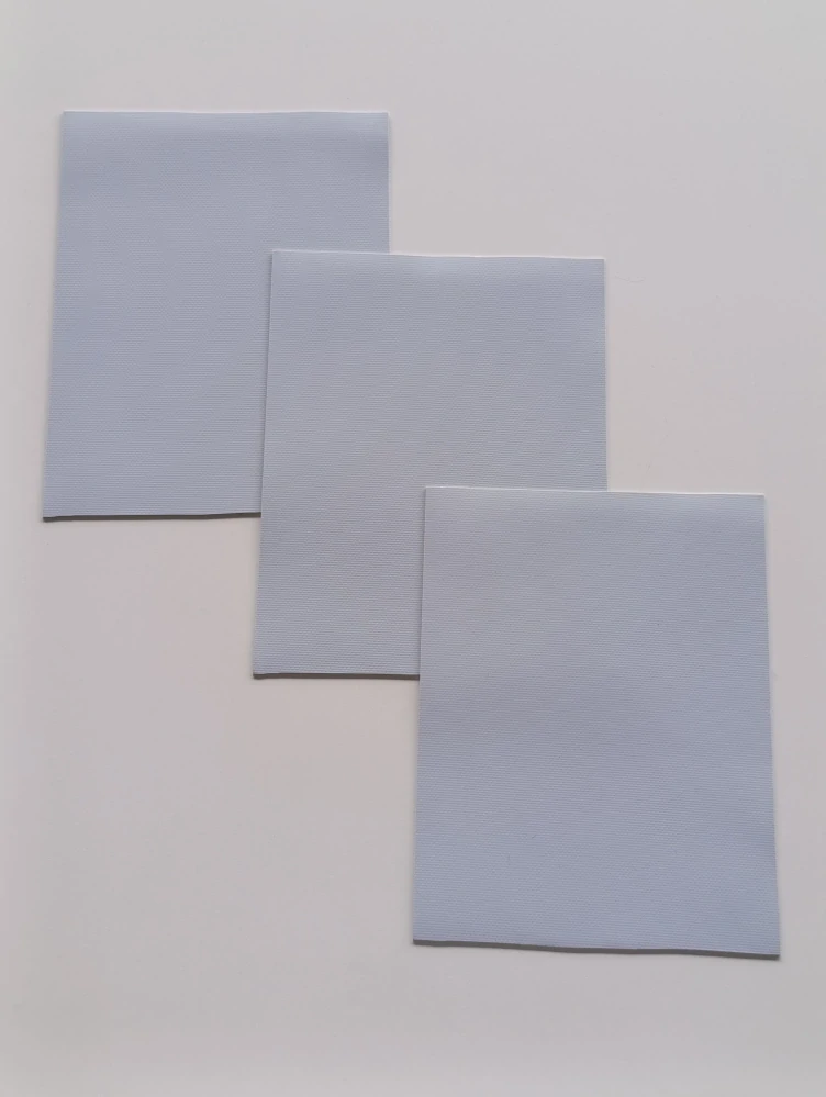 záplata PVC 3ks, šedá, 10x10cm