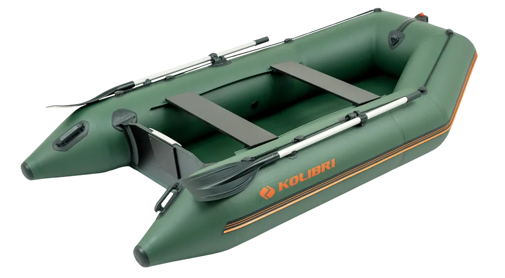 Čln Kolibri KM-280A zelený, vysokotlaká podlaha Air-deck